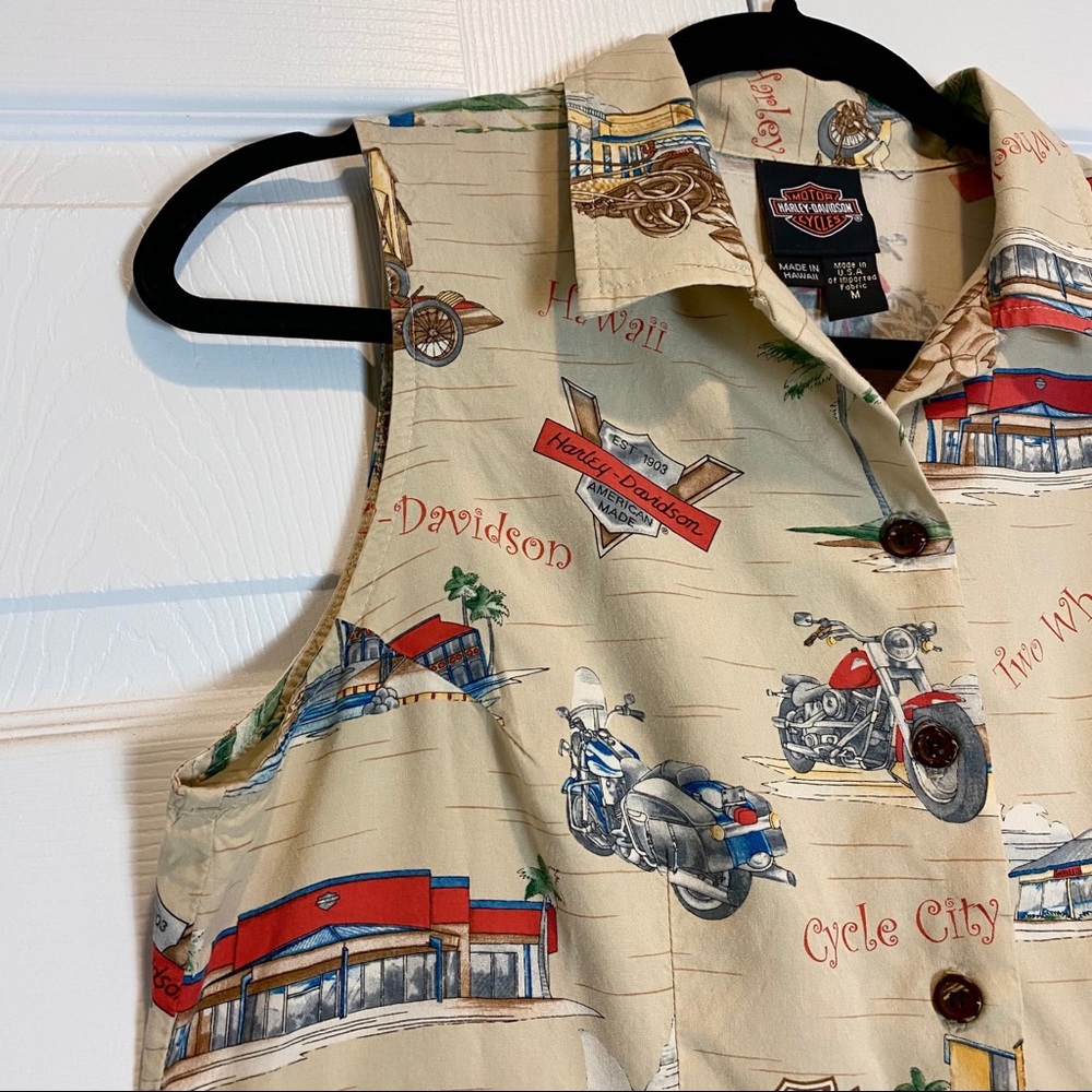 Vintage Harley Davidson Hawaii Shirt